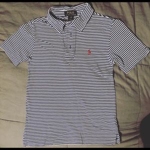 Polo Ralph Lauren Boys S/S Stripe Polo Shirt Blue